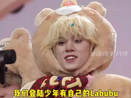 登陆少年有自己的labubu。 #登陆少年 #搪胶娃娃