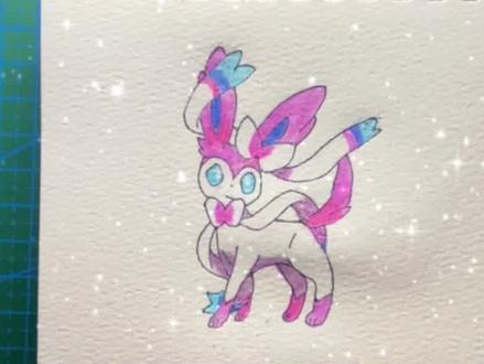 一天一个宝可梦,彩铅手绘简笔画。仙子伊布,就决定是你了!#简笔画 #彩铅手绘 #彩铅教程 #一天一个宝可梦 #精灵宝可梦