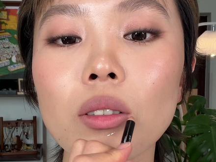 Nina park 唇妆跟练|不显嘴凸画法!#妆容分享 #唇妆教程 #立体唇妆 #新手涂口红
