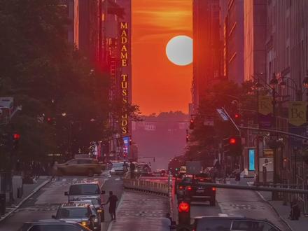 地理题中出现的“曼哈顿悬日”,每年只能看见两次 「请用你现有的文化描述此景」
#旅行大玩家 #不遥远的光