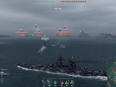 战舰世界:爱上了黎姐!过两天出九级!黎塞留一路冲锋又全身而退 #军舰 #steam游戏 #游戏