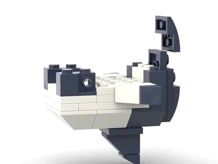 来!动动手
拼条鲨鱼 玩一玩
#乐高 #积木 #乐高moc #创意