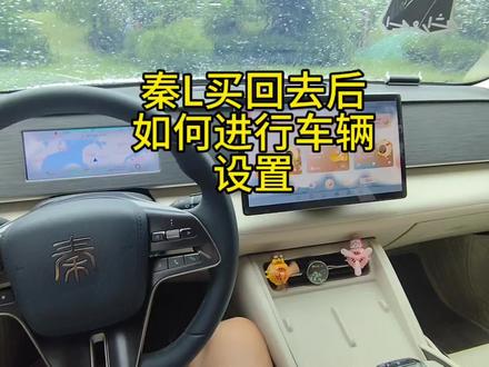 秦L买回去后如何进行车辆设置 #比亚迪#秦L