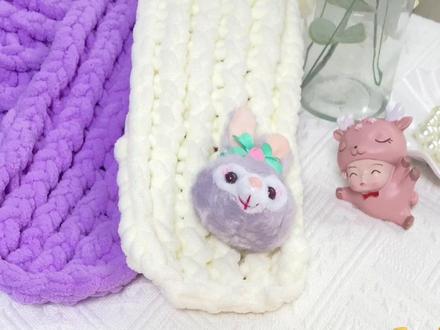 新款神器平针编织教程,没想到男朋友送得围巾是这样来的,我震惊了#围巾#围巾神器 #礼物 @DOU+小助手