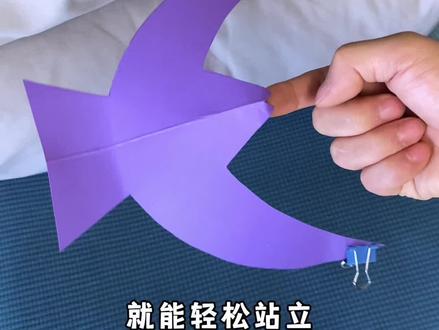 折纸平衡鸟,简单好玩#手工折纸 #手工diy #平衡鸟