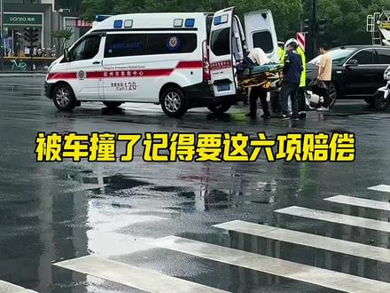 被车撞了记得要这六项赔偿#汽车知识 #每天一个用车知识