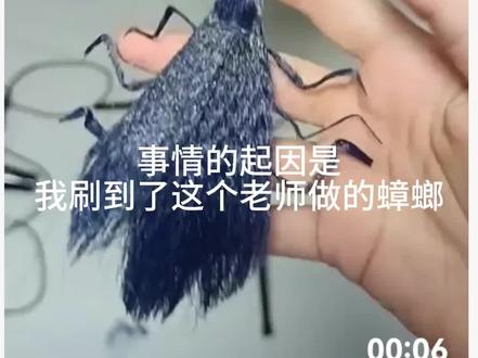 半夜看到毛娘做的大蟑螂,也是给小女子笑不活了#毛娘日常 出假发蟑螂教程的老师是@漠漠漠小瑰👿 我的毛娘宝宝是@蘑菇 问价私