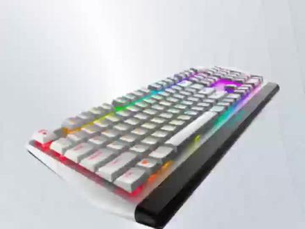 AW510K矮红轴机械键盘,RGB炫光超炫酷#外星人#键盘#戴尔