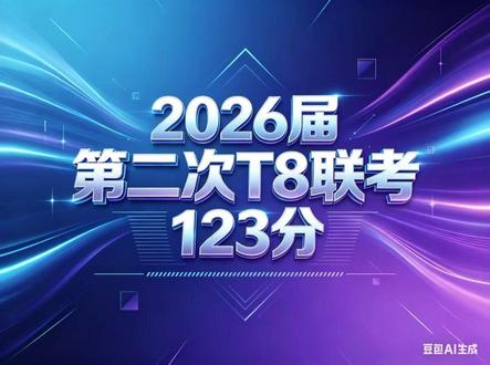 2026届第二次T8联考123分 #T8联考 #T8联考数学 #高考数学 有点难啊
