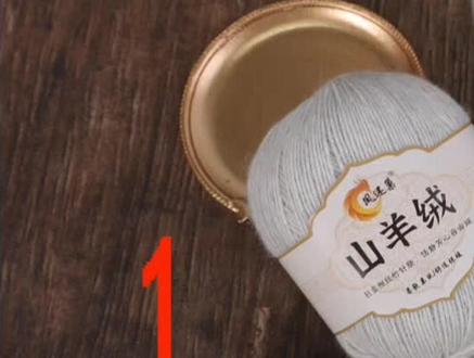 凤还巢山羊绒线百叶窗围巾编织教程第一集#手工diy