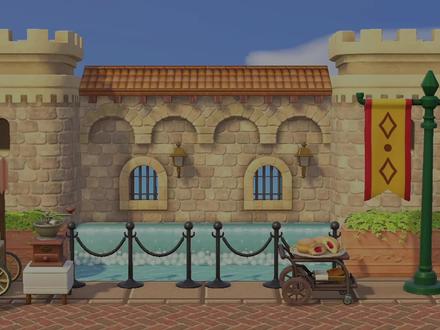 动森岛建丨居民区门口与河道周边建设! #集合啦动物森友会 #动森 #动森岛建 #动物森友会