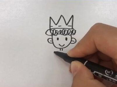 小王子简笔画,简单又有趣#简笔画 #画画 #学浪计划#抖青有文化 #童豆家族