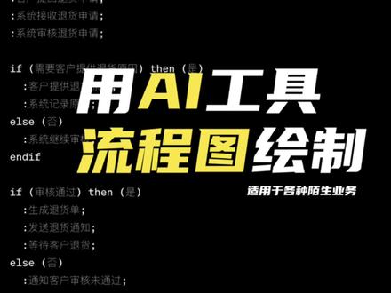AI工具绘制流程图教程#ai教程 #人工智能 #流程图设计 #ui设计 #交互设计培训