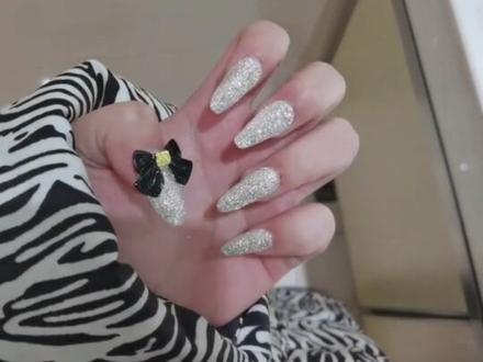 钻石粉教程,炒鸡显白。#美甲教程 #原相机