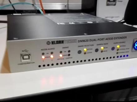 百灵达x32/迈达斯m32和接口箱连接实现500米传输距离DN9620可以轻松实现