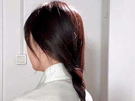一个可以让扁头变圆的超饱满后脑勺编发教程~#发型教程 #汉服发型 #饱满后脑勺 #编发盘发 #手残党也能学会的发型