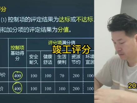 3星工程是这样评出来了(控制项+评分项+加分项)÷10总得分>85分 #一级建造师 #考证 #学习 #备考 #绿色建筑评价指标