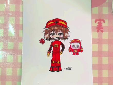 蛋仔派对猪猪侠的两种画法#蛋仔派对 #猪猪侠 #拟人 #简笔画 #DOU+小助手