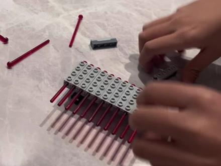 乐高+杂牌零件随意拼搭之机关枪#乐高发射器 #乐高moc #积木搭建 #乐高积木搭建