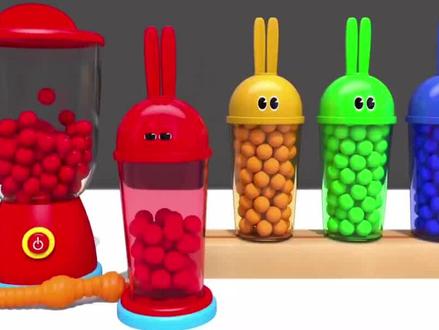 1-3岁 3-5岁 早教动画 早教益智 培养孩子社交能力认识颜色的英语启蒙动画 早教启蒙#启蒙动画 #早教动画