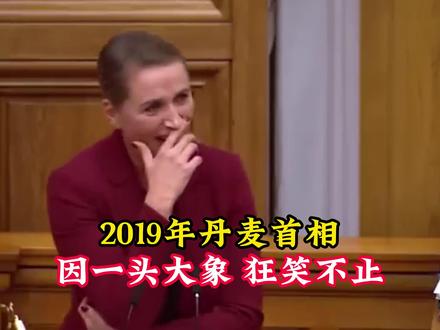 2019年丹麦首相笑场,笑声十分魔性,感染在场所有人! #历史 #老视频