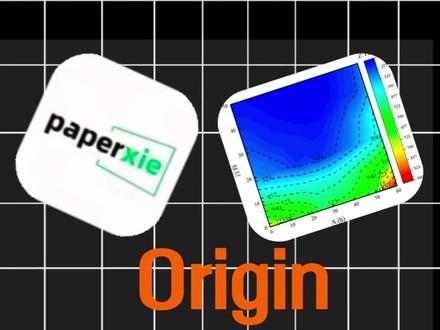 origin如何绘制等高线云图 #paperxie #研究生 #origin #科研绘图 #等高线云图