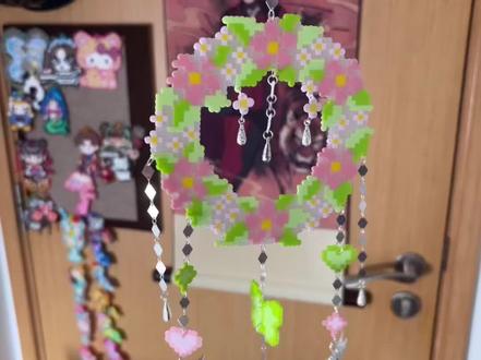 拼豆风铃超详细教程😘🥰#拼豆 #手工diy #拼豆新手