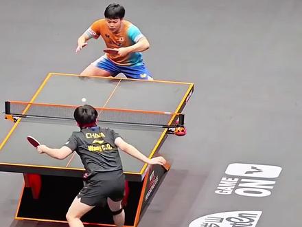 王楚钦把松岛辉空打破防,各种搞笑动作,赛后更是靠墙痛哭#王楚钦#松岛辉空