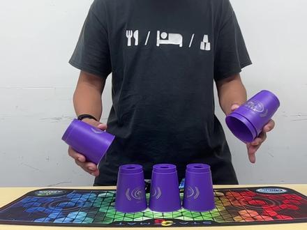 竞技叠杯教学-基础篇-第五堂-6杯叠法 #竞技叠杯 #教学 #潮流运动