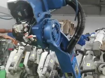 #车间实拍 #工业机器人 安川机器人MH6修复测试