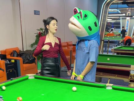 没有球杆怎么打台球? #台球帝 #抖音创作季