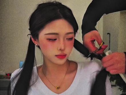 理发是一场豪赌#万恶理发师 #发型教程diy #发型教程大作战 #软妹子发型