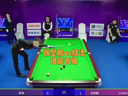 两个颜值顶流谁能出线#张堃鹏 #郝添 #乔氏大师赛