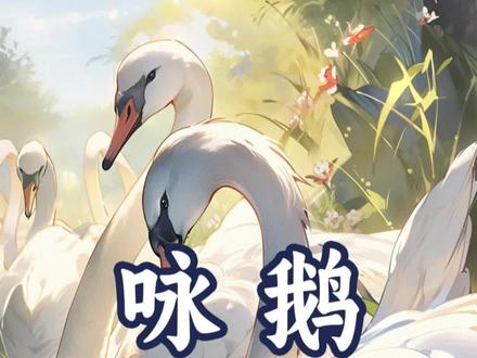 《咏鹅》解析版来咯~
#小学生必背古诗词 #小学古诗 #唐诗 #AI古诗 #诗中有画