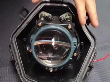 升仕310摩托大灯改装案例