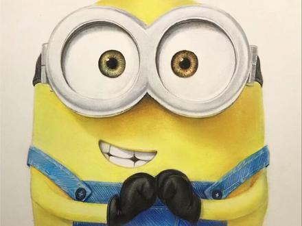 我决定以后走搞笑教学路线了😂,每天分享一个绘画小技巧,争取早日把大家教废。😂#小黄人 #彩铅 #手绘