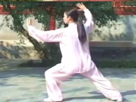 #24式太极拳邱慧芳老师分解教学#闪同背,转身搬拦捶,分享给大家#太极零基础教学视频