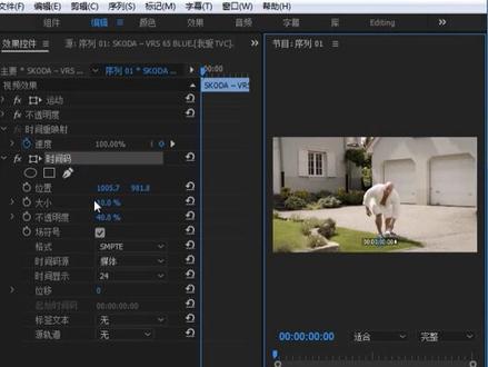 #零基础学pr 【视频效果中的时间码】#pr教程