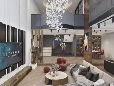 #酷家乐 别墅挑空扶手设计#复式别墅 #装修设计 #别墅设计 #酷家乐教程 #硬装#现代风别墅