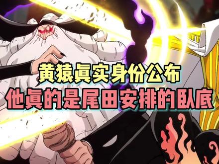 海贼王黄猿的真实身份终于公布,他真的是卧底#海贼王