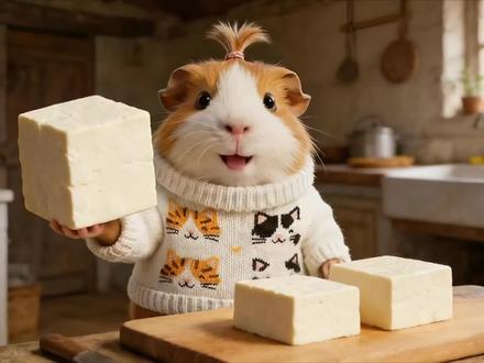 妞妞今天来做霉豆腐 #霉豆腐 #腐乳 #农村生活 #在家自制毛豆腐也太好玩了