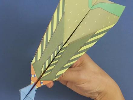 可变布局的双角号纸飞机,鸭翼布局到底有多厉害#纸飞机 #手工折纸 #童年的纸飞机 #歼20 #纸飞机的教学