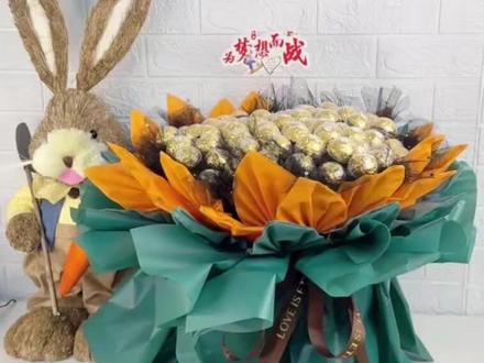 你们要的向日葵巧克力花束的教程来了#巧克力向日葵花束#高考礼物#中考礼物#成人礼礼物
