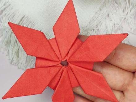 超酷六角雪花飞镖,你保证没玩过~#折纸教程 #抖音折纸 #做手工我是认真的