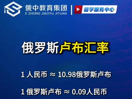 俄罗斯留学 俄罗斯卢布汇率#卢布汇率#俄罗斯留学