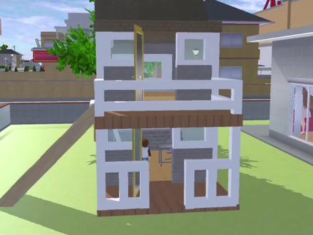 樱花校园模拟器:建造一个儿童乐园需要多久,小木屋教程来啦