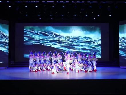 终于拿到高清版的啦,我的孩子们真棒!#演出现场 #校园 #舞蹈剧目 #精卫填海 #六一汇演