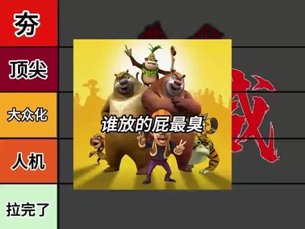 熊出没谁放的屁最臭#抽象 #搞笑 #熊出没