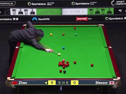 5-5超刺激决胜局!赵心童极限四连鞭暴打对手,6-5险胜晋级 #赵心童 #斯莱瑟 #台球 #2026斯诺克球员锦标赛 #青年创作者成长计划