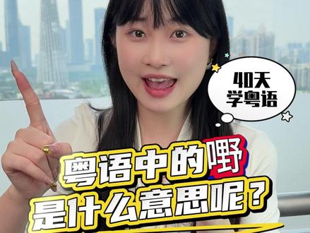 粤语中的“嘢”是什么意思 #粤语 #粤语教学